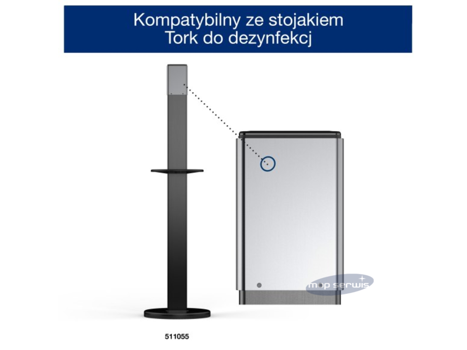 Panel AD-A-Glance do stojaka na dezynfekcję 511054